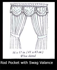 Swag Valance Window Treatment