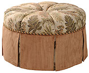 Woodland, Round Ottoman. by Jennifer Taylor