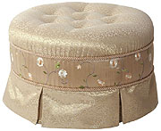 Addison, Round Ottoman. by Jennifer Taylor