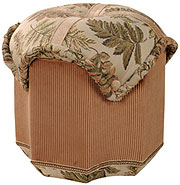 Woodland, Cross Ottoman. by Jennifer Taylor