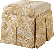St.lucia, Storage Vanity Stool. by Jennifer Taylor