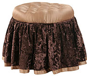 Bacara, Round Vanity Stool. by Jennifer Taylor