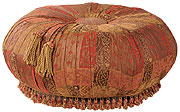 Caravan, Round Ottoman. by Jennifer Taylor