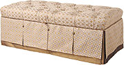 Valenciaga, Storage Bench. by Jennifer Taylor