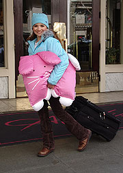 Bunny Girl Travelingpillowcase