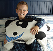 Dog Boy Hugging Pillowcase