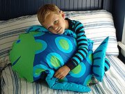 Fish Boy Hugging The Pillowcase