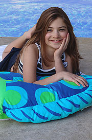 Fish Girl By Pool Pillowcase
