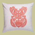 Boheme Persimmon - Euro Sham 26"x 26" Pillow
